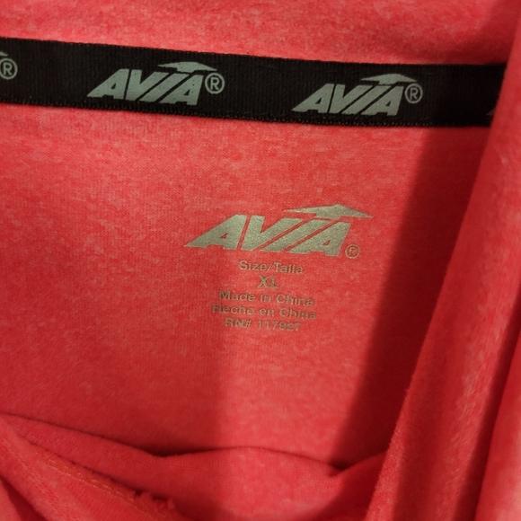 Avia XL Drawstring Neckline Orange Pink Sherbert - Picture 3 of 7